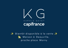Deauville, proche gare SNCF et place Morny, quartier hippodrome, appartement 2 chambres à vendre
