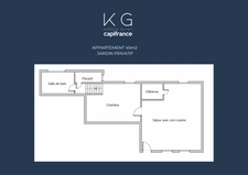 EXCLUSIVE LISTING near Deauville, beautiful 45 m² apartment for sale in Saint-Arnoult