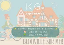 Blonville-sur-Mer, belle maison familiale à vendre, dans un cadre de vie privilégié entre mer et nature