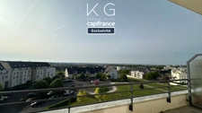 EXCLUSIVITE, Caen quartier hôpital privé Saint-Martin, appartement à vendre 2 chambres, dernier étage plein sud, garage en sous-sol