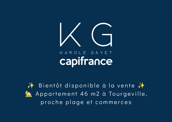 Appartement 3 pièces de 58 m² à vendre à 200 m de la plage, Tourgéville / Deauville