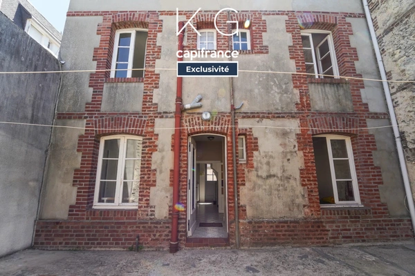 EXCLUSIVITE, maison 1900 à rénover à Deauville proche gare SNCF, opportunité investisseur, location saisonnière, emplacement recherché