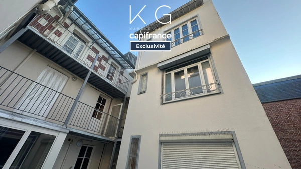 EXCLUSIVITE, Deauville hypercentre proche Place Morny, appartement 46m2 à vendre 2 chambres, charme et luminosité