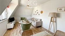 EXCLUSIVITE, proche Deauville, à Tourgéville, plage et commerces à pieds appartement 2 chambres de 58 m² à vendre