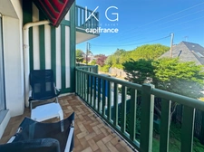 Near Deauville, a 41 sq m (441 sq ft) one-bedroom apartment with a balcony and garage is for sale, 200 m (626 ft) from the beach. 