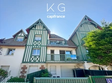A proximité de Deauville, appartement T2 à vendre 41 m2 avec balcon et box à 200 m de la plage 