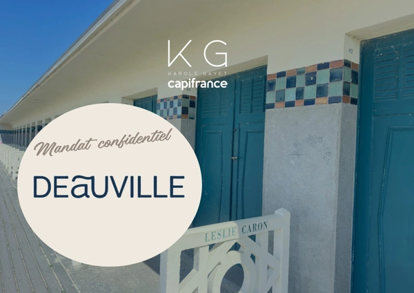 Deauville hypercentre, appartement de charme dans une villa typique deauvillaise avec terrasse plein sud