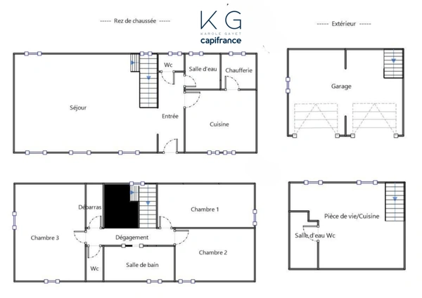 EXCLUSIVITE, à vendre maison de charme avec 3 chambres, studio indépendant et terrain de 3 000 m², à 10 min des plages de Cabourg