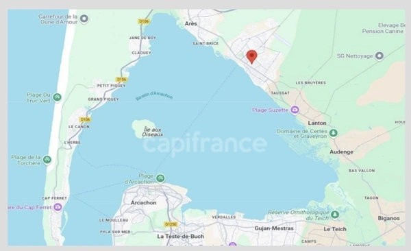 Appartement à vendre 3 pièces ANDERNOS LES BAINS (33)-RARE-69M² -RDJ au calme-500M DU PORT-
