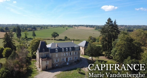 Château du XVIᵉ siècle à Aigurande - 600 m² habitables - 9 ha de prairies et bois – Pays de George Sand Indre (36) 599 000 €