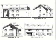 Ancienne ferme réhabilitée – 4 appartements T4 en triplex – Crozet