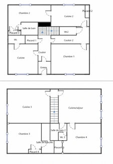 Lot de 3 appartements SAINT CHAFFREY 