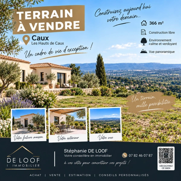 Terrain à vendre  CAUX (34)