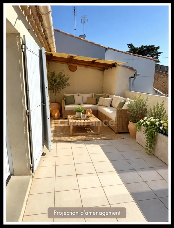 Maison avec terasse et garage de 50m2 AGDE (34)