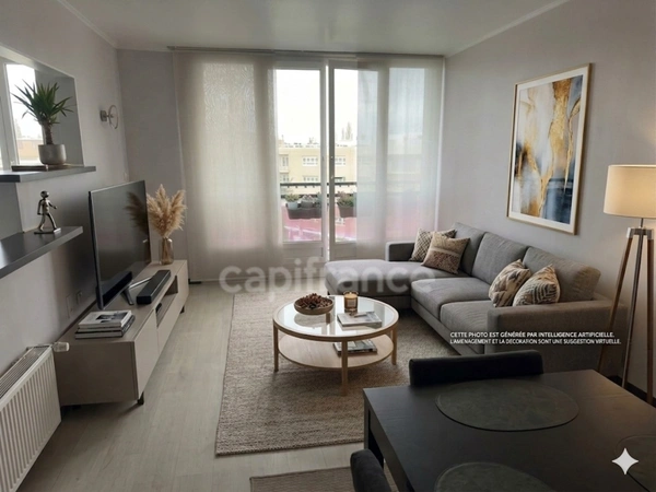 Appartement 4 pièces lumineux/3 chambres/ 80m2/parking et cave -EAUBONNE (95160)