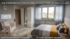 Appartement 4 pièces lumineux/3 chambres/ 80m2/parking et cave -EAUBONNE (95160)