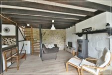 Pouligny Notre Dame (36), à vendre maison 4 pièces 60 m² + grange rénovée - Terrain 1 400,00 m² 
