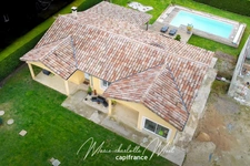 Maison de plain pied 4 chambres avec piscine