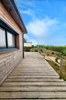 Maison contemporaine VUE MER ossature bois à vendre 6 pièces TELGRUC SUR MER (29)