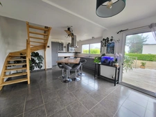 Maison contemporaine VUE MER ossature bois à vendre 6 pièces TELGRUC SUR MER (29)