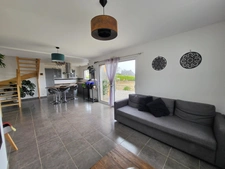 Maison contemporaine VUE MER ossature bois à vendre 6 pièces TELGRUC SUR MER (29)