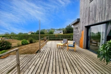 Maison contemporaine VUE MER ossature bois à vendre 6 pièces TELGRUC SUR MER (29)