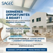Programme immobilier neuf de 2 lots à Bidart (64210)