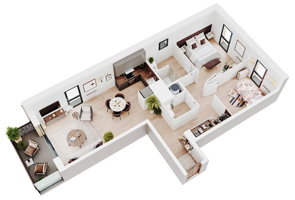 Programme immobilier neuf de 6 lots à Carpiquet (14650)