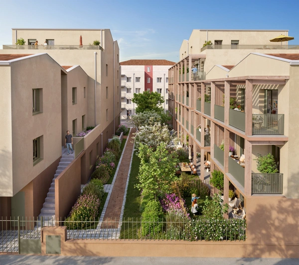 Programme immobilier neuf de 16 lots à Villeurbanne (69100)