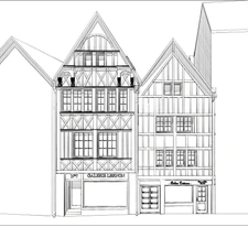 New real estate development of 3 units in Rouen (76000)