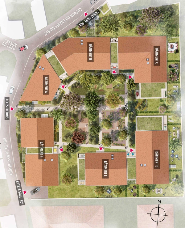 Programme immobilier neuf de 37 lots à Rillieux-la-Pape (69140)