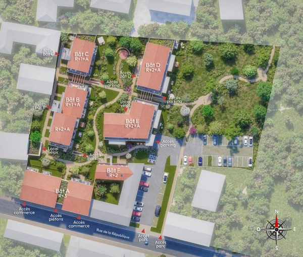 Programme immobilier neuf de 28 lots à Belleville-en-Beaujolais (69220)