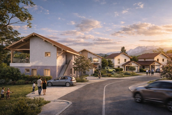 Programme immobilier neuf de 22 lots à Perrignier (74550)
