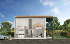 Programme immobilier neuf de 3 lots à Bidart (64210)