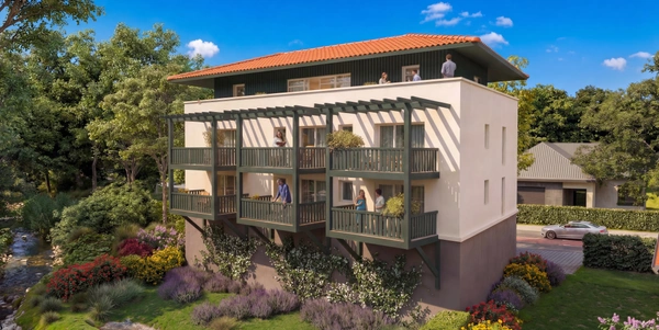 Programme immobilier neuf de 4 lots à Saint-Martin-de-Seignanx (40390)