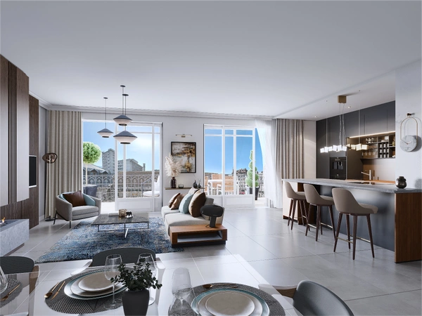 Programme immobilier neuf de 3 lots à Aix-les-Bains (73100)