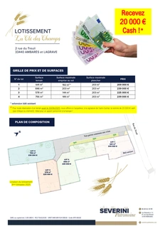 Programme immobilier neuf de 4 lots à Ambarès-et-Lagrave (33440)