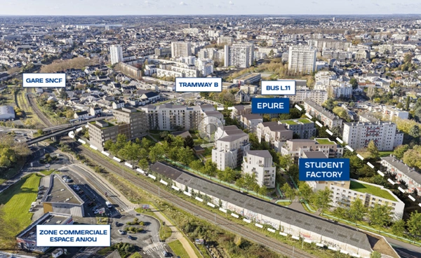 Programme immobilier neuf de 171 lots à Angers (49100)