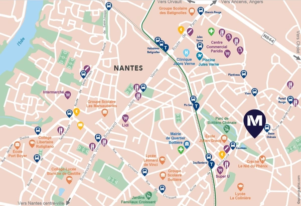 Programme immobilier neuf de 4 lots à Nantes (44300)