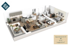 Programme immobilier neuf de 16 lots à Metz (57000)