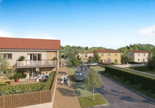 New real estate development of 4 units in Genas (69740)