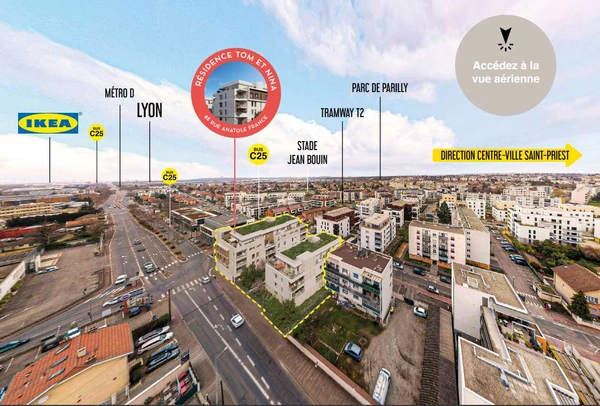 Programme immobilier neuf de 1 lot à Saint-Priest (69800)