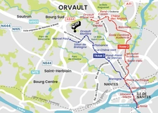 New real estate development of 3 units in Orvault (44700)