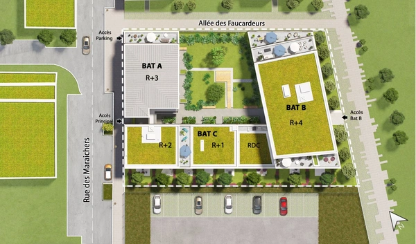 Programme immobilier neuf de 4 lots à Amiens (80000)