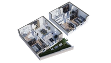 New real estate development of 4 units in Sathonay-Camp (69580)
