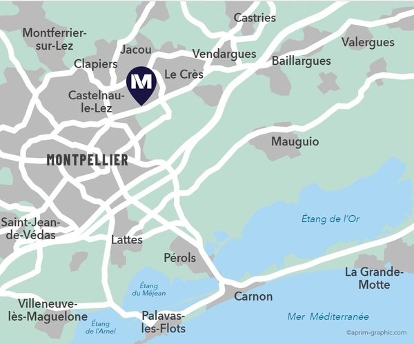 Programme immobilier neuf de 3 lots à Castelnau-le-Lez (34170)