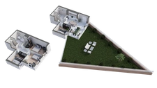 New real estate development of 4 units in Sathonay-Camp (69580)