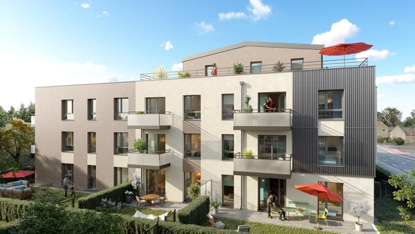 Programme immobilier neuf de 74 lots à Mondeville (14120)