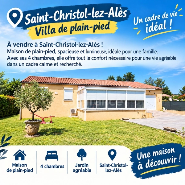 Maison à vendre SAINT CHRISTOL LES ALES (30) 
