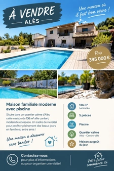 Maison à vendre 5 pièces ALES (30)